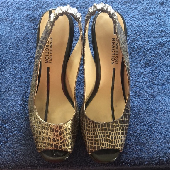 Kenneth Cole Reaction “knock first” slingbacks - Picture 2 of 9